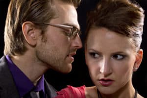 using deep slow voice when talking to you