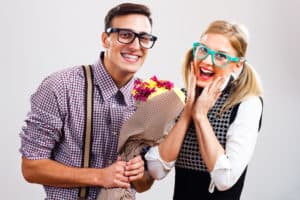 how to flirt back to a nerdy girl