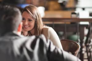 they will always fidget when they talk to you