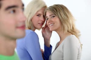 her friends give it away