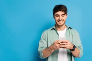 he texts you all the time